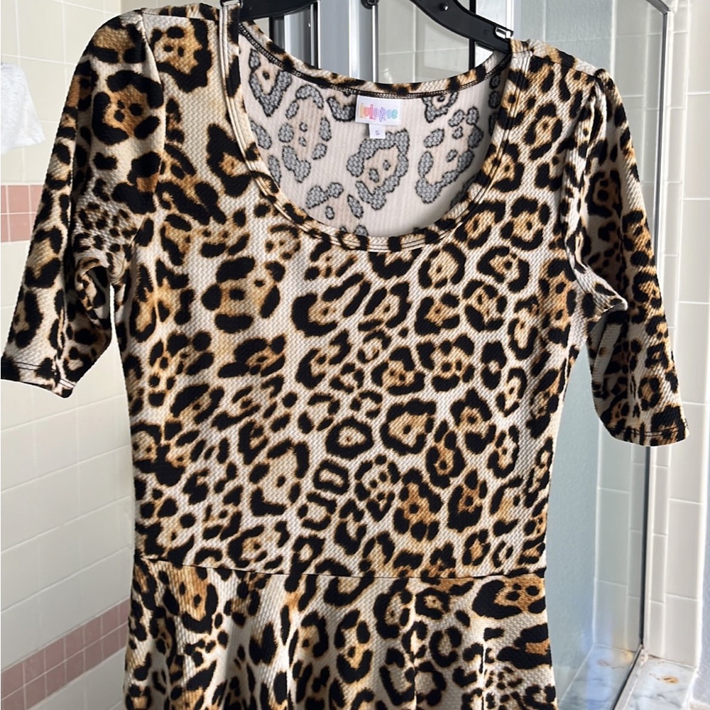 Lularoe Nicole Dress leopard